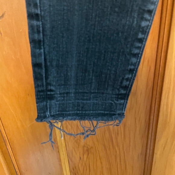 J Brand High Waisted Distressed Black Jeans - Picture 7 of 10